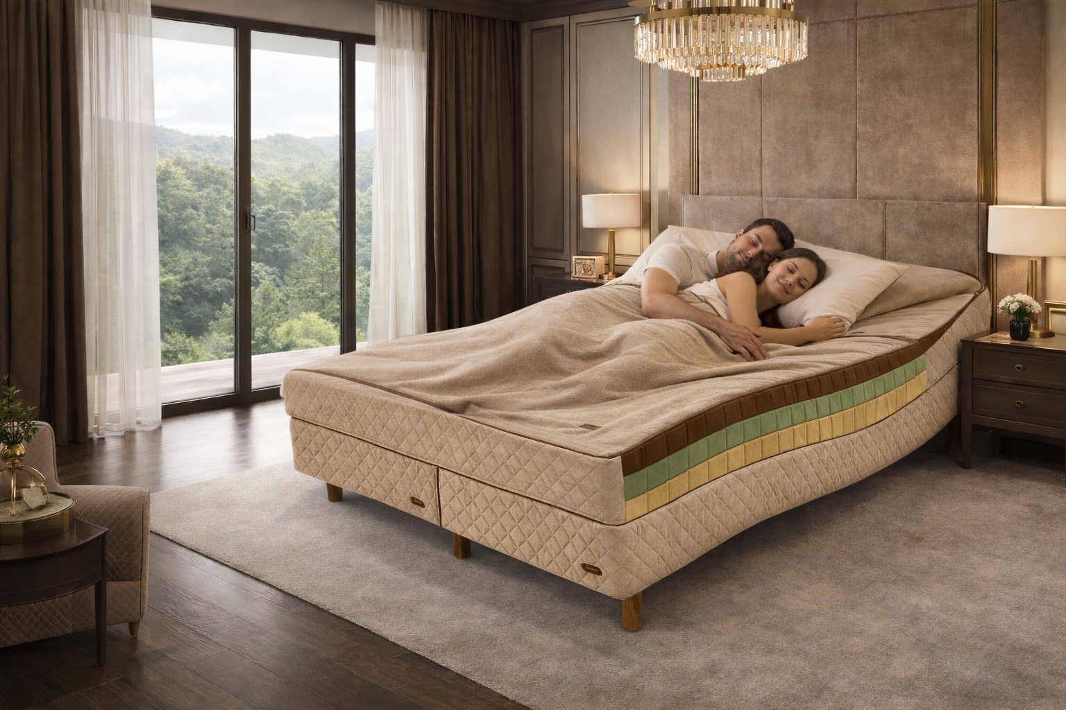 trigun biscut bedroom with couple